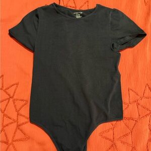 Free People Black Bodysuit